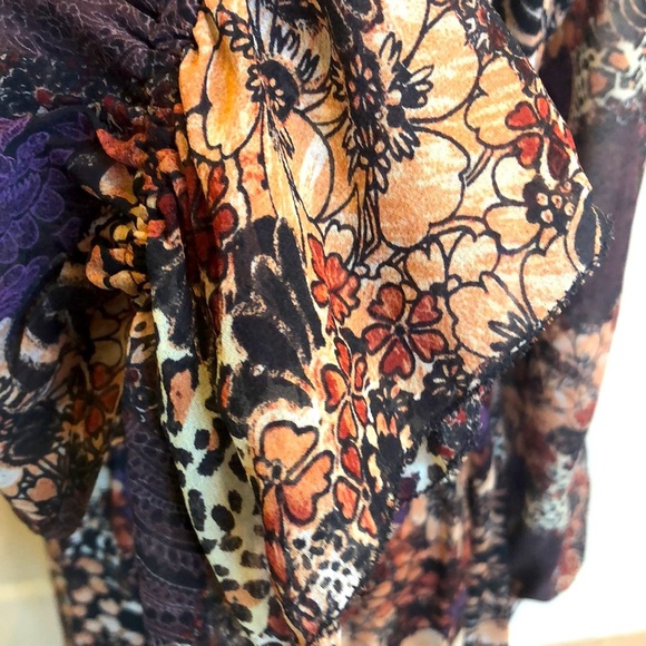 NWOT Rachel Zoe fall floral dress - Picture 7 of 14